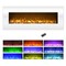 Hastings Home Hastings Home 50-inch Electric Fireplace, Wall Mount, 10 LED Flame Colors, 3 Media Options, (White) 452047CHP - alternate 1